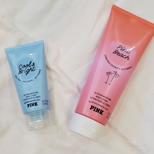 PINK Pink Beach and Cool and Bright Body Lotion
